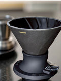 Photo of HARIO V60-02 Alpha Series SWITCH Immersion Dripper (200ml/6.76oz) (Ceramic) ( ) [ HARIO ] [ Steep and Release Brewers ]