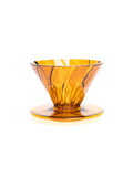 Photo of HARIO V60-01 Alpha Series Dripper (Tritan) ( Amber ) [ HARIO ] [ Pourover Brewers ]