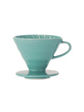 Photo of HARIO V60-02 Dripper (Ceramic) ( Turquoise ) [ HARIO ] [ Pourover Brewers ]