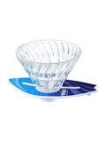 Photo of Hario V60-02 "Surfboard" Dripper (Glass) ( Sea Breeze ) [ HARIO ] [ Pourover Brewers ]