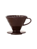 Photo of HARIO V60-02 Dripper (Ceramic) ( Saddle Brown ) [ HARIO ] [ Pourover Brewers ]