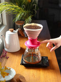 Photo of HARIO V60-02 SWITCH Immersion Dripper (200ml/6.76oz) (Ceramic) ( ) [ HARIO ] [ Steep and Release Brewers ]