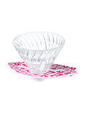 Photo of Hario V60-02 "Surfboard" Dripper (Glass) ( Pink Surfer ) [ HARIO ] [ Pourover Brewers ]
