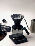 Photo of HARIO V60-02 Alpha Series SWITCH Immersion Dripper (200ml/6.76oz) (Ceramic) ( ) [ HARIO ] [ Steep and Release Brewers ]