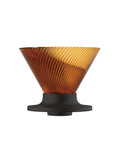 Photo of HARIO V60-02 NEO Dripper (Tritan) ( Amber ) [ HARIO ] [ Pourover Brewers ]