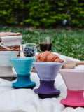 Photo of HARIO V60-02 SWITCH Immersion Dripper (200ml/6.76oz) (Ceramic) ( ) [ HARIO ] [ Steep and Release Brewers ]