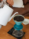 Photo of HARIO V60-02 SWITCH Immersion Dripper (200ml/6.76oz) (Ceramic) ( ) [ HARIO ] [ Steep and Release Brewers ]