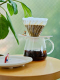 Photo of Hario V60-02 "Surfboard" Dripper (Glass) ( ) [ HARIO ] [ Pourover Brewers ]