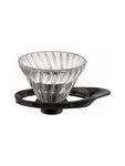 Photo of HARIO V60-01 Dripper (Glass) ( Black ) [ HARIO ] [ Pourover Brewers ]