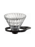 Photo of HARIO V60-02 Dripper (Glass) ( Black ) [ HARIO ] [ Pourover Brewers ]