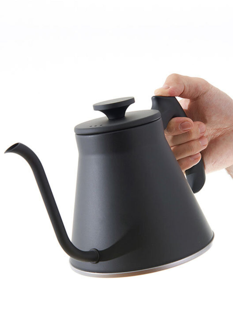  Hario V60 Buono Gooseneck Coffee Kettle, 1.2L, Stainless  Steel, Matte Black: Home & Kitchen