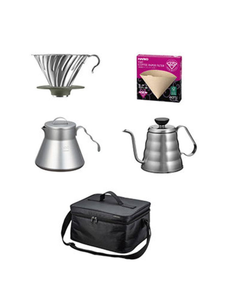 Coffee set shop outdoor