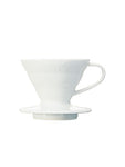 Photo of HARIO V60-01 Dripper (Ceramic) ( White ) [ HARIO ] [ Pourover Brewers ]
